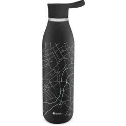 Aladdin CityLoop Isolierflasche, 0,6L, Lava-Schwarz + Print