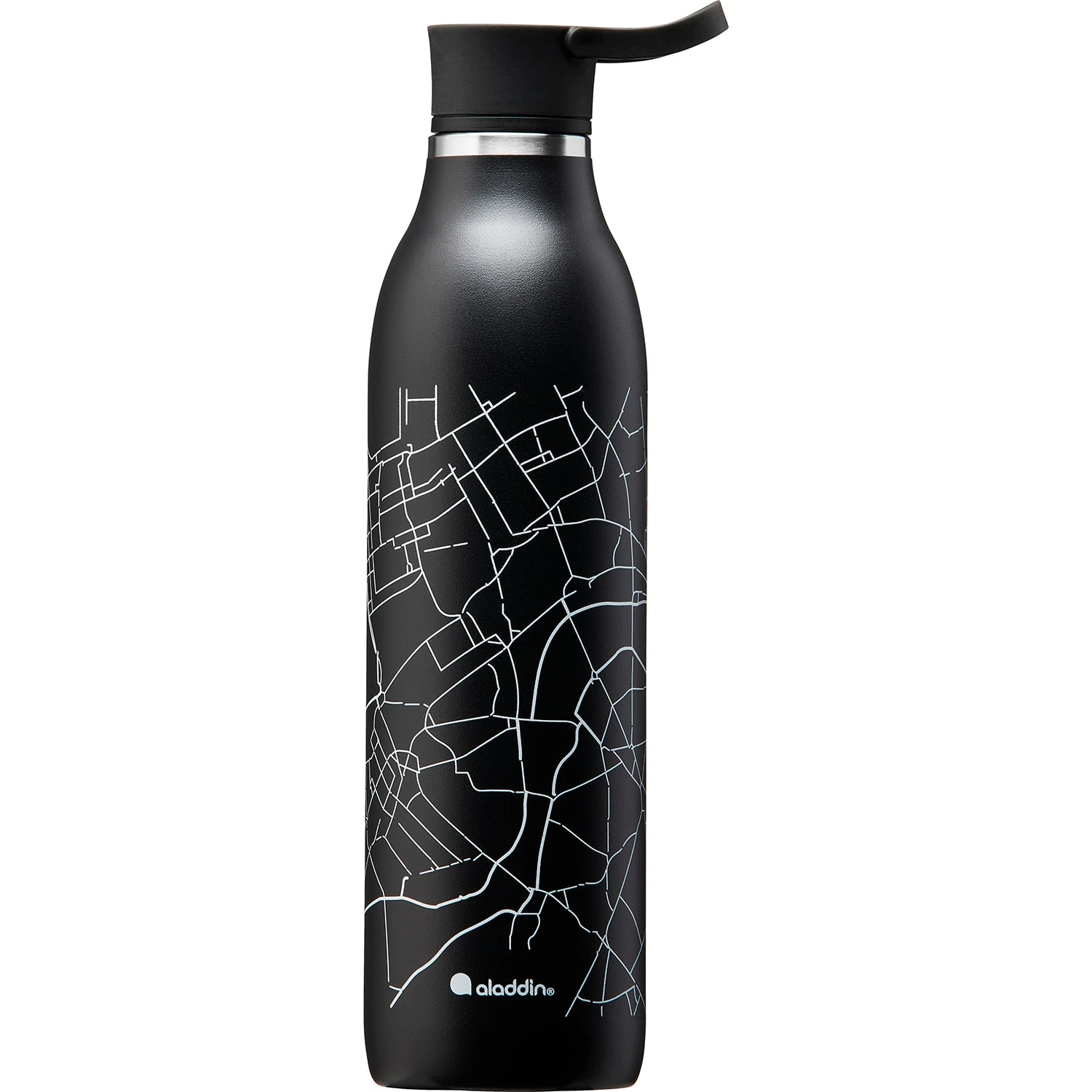 Aladdin CityLoop Isolierflasche, 0,6L, Lava-Schwarz + Print 7 Aladdin CityLoop Isolierflasche, 0,6L, Lava-Schwarz + Print – Bild 5
