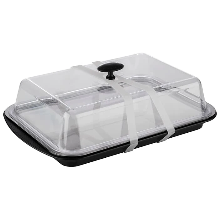 APS 6-tlg. Thermo Tablett Set In Schwarz/Transparent 43 X 29 Cm, H: 14 Cm 4 APS 6-tlg. Thermo Tablett Set In Schwarz/Transparent 43 X 29 Cm, H: 14 Cm – Bild 2