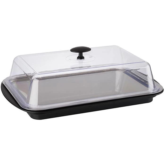 APS 6-tlg. Thermo Tablett Set In Schwarz/Transparent 43 X 29 Cm, H: 14 Cm 5 APS 6-tlg. Thermo Tablett Set In Schwarz/Transparent 43 X 29 Cm, H: 14 Cm – Bild 3