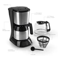 Filterkaffeemaschine Fresh-Aroma-Pure In Silber/schwarz 7 Filterkaffeemaschine Fresh-Aroma-Pure In Silber/schwarz -Heimische Küche beem filterkaffeemaschine fresh aroma pure in silber schwarz 2