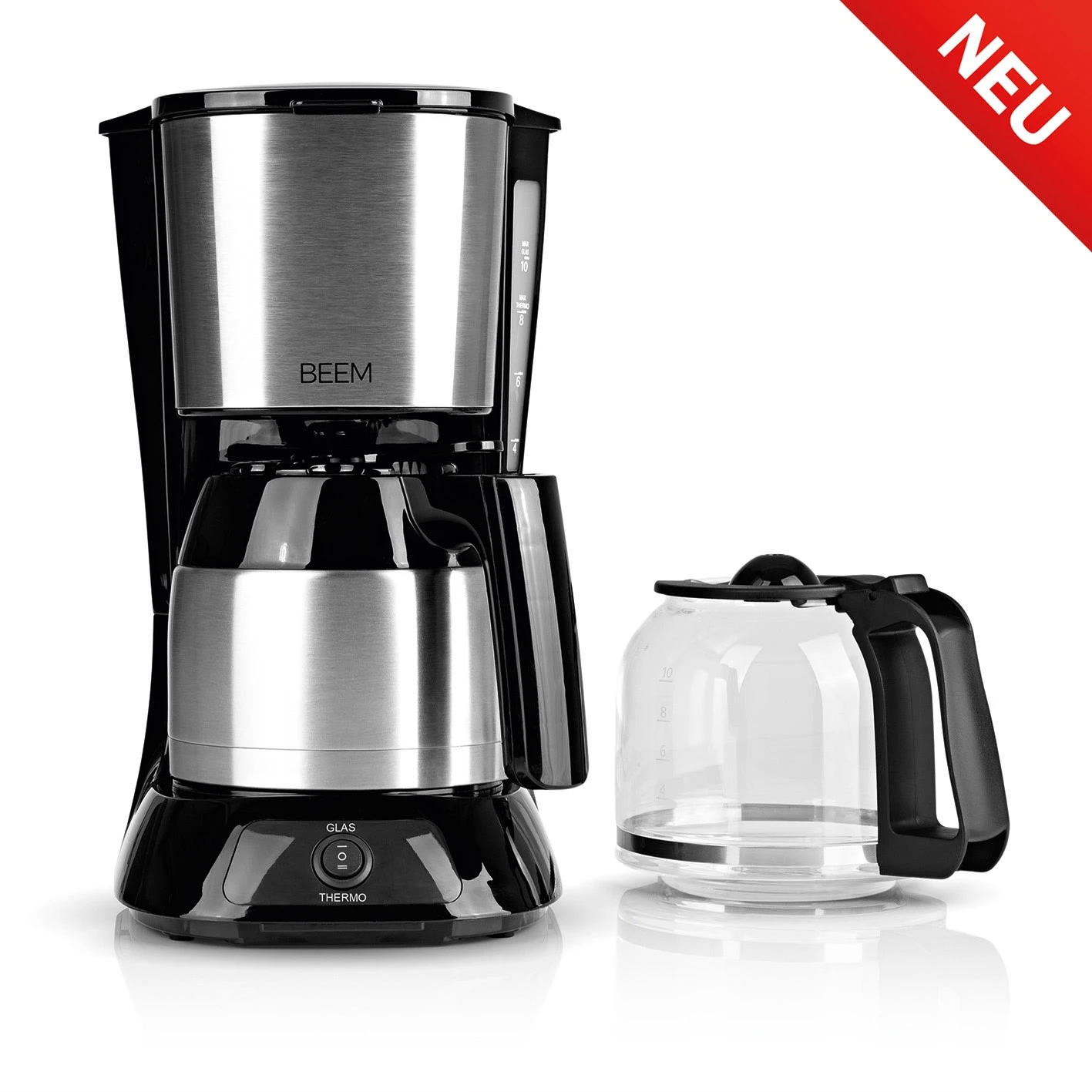 Filterkaffeemaschine Fresh-Aroma-Pure In Silber/schwarz 3 Filterkaffeemaschine Fresh-Aroma-Pure In Silber/schwarz