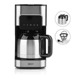 Filterkaffeemaschine In Silber / Schwarz