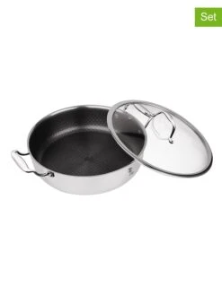 2tlg. Set: Servierpfanne "Eternal Collection" In Silber - Ø 28 Cm