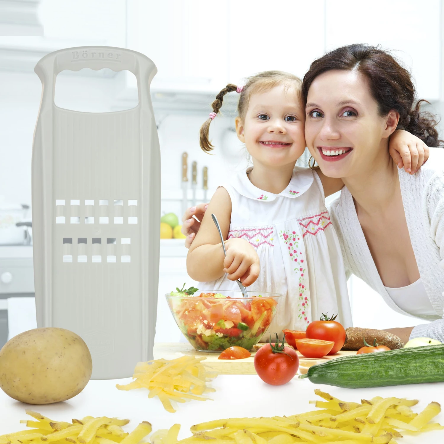 Gemüsehobel Rösti PowerLine In Weiß 8 Gemüsehobel Rösti PowerLine In Weiß – Bild 6