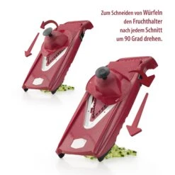 Gemüsehobel V5 PowerLine Starter Set In Rot -Heimische Küche borner gemusehobel v5 powerline starter set in rot 7