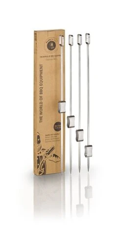 4er-Set: Spieße, Länge: 41,5 Cm 18/0 Edelstahl
