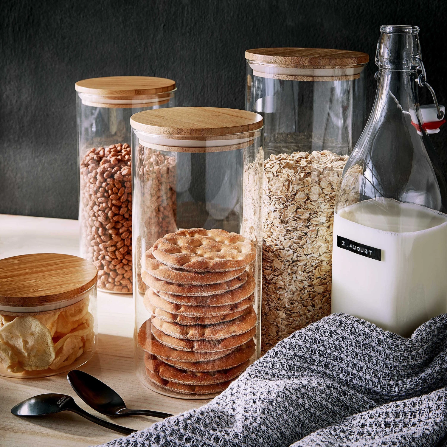 4x Vorratsgläser 2300ml WOODLOCK In Transparent 4 4x Vorratsgläser 2300ml WOODLOCK In Transparent – Bild 2