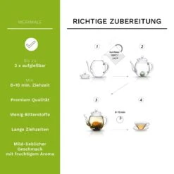 12er Holzbox ErblühTee Grüner Tee "Fruity Flavor" -Heimische Küche creano 12er holzbox erbluhtee gruner tee fruity flavor 3