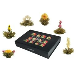 2x 18er Magnet-Präsentbox ErblühTee Grüner Tee "Fruity Flavor" + Weißer Tee -Heimische Küche creano 2x 18er magnet prasentbox erbluhtee gruner tee fruity flavor weisser tee 4