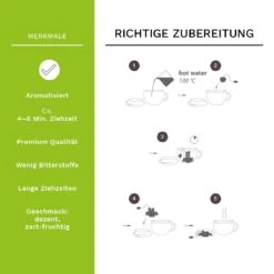 Grüntee Teelini 6er Box Mit Magnetverschluss -Heimische Küche creano gruntee teelini 6er box mit magnetverschluss 5