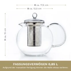 Teekanne "Schnabel 0,85L" Aus Hitzebeständigem Glas 14 Teekanne "Schnabel 0,85L" Aus Hitzebeständigem Glas -Heimische Küche creano teekanne schnabel 0 85l aus hitzebestandigem glas 5