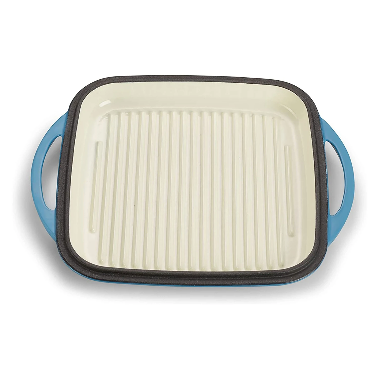 2 Tlg. Set Gusseisen Bräter Mit Deckel 1.5 L In Hellblau 6 2 Tlg. Set Gusseisen Bräter Mit Deckel 1.5 L In Hellblau – Bild 4