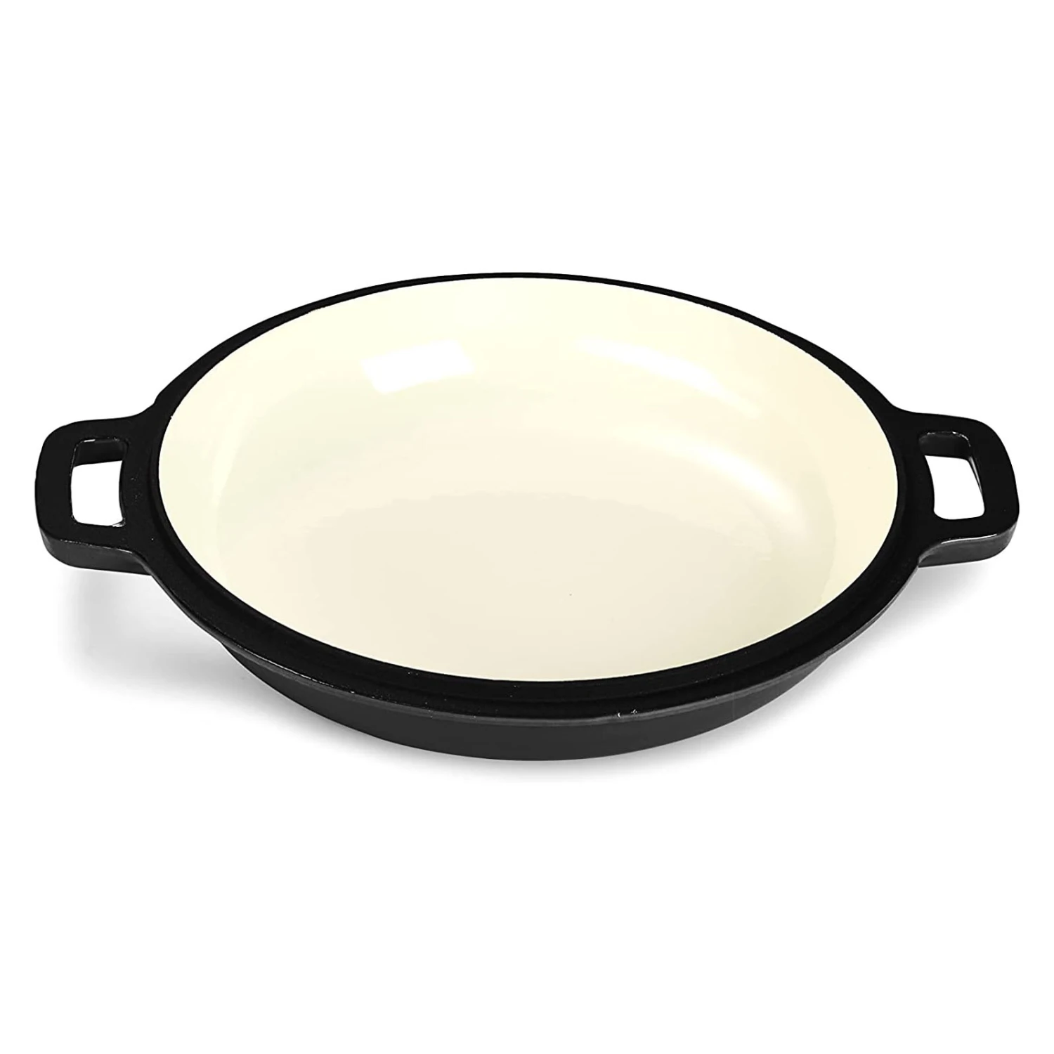 2 Tlg. Set Gusseisen Bräter Mit Deckel 3.5 L In Schwarz 4 2 Tlg. Set Gusseisen Bräter Mit Deckel 3.5 L In Schwarz – Bild 2