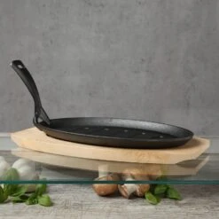 Servierpfanne Gusseisen In Schwarz - L: 27cm -Heimische Küche gaumenkick servierpfanne gusseisen in schwarz l 27cm 4