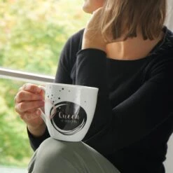 Jumbo Tasse Home Time Queen Of Everything 560ml -Heimische Küche geda labels jumbo tasse home time queen of everything 560ml 2