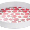 Tablett Erdbeeren In Weiß/Rot - 30 Cm -Heimische Küche geda labels tablett erdbeeren in weiss rot 30 cm