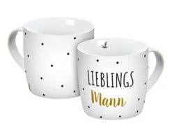 Tasse Lieblingsmann Weiß - 300ml