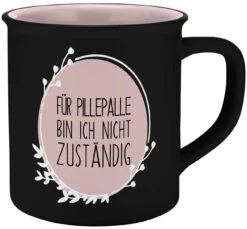 Tasse Pillepalle Nicht Zuständig In Schwarz - 400 Ml