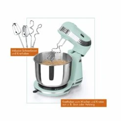 Küchenmaschine Knetmaschine Rührmaschine Edelstahl Mixer Rührschüssel -Heimische Küche gourmetmaxx kuchenmaschine knetmaschine ruhrmaschine edelstahl mixer ruhrschussel 4