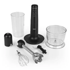 Stabmixer Set Edelstahl 1200W Pürierstab Handmixer Schneebesen Zerkleinerer -Heimische Küche gourmetmaxx stabmixer set edelstahl 1200w purierstab handmixer schneebesen zerkleinerer 5