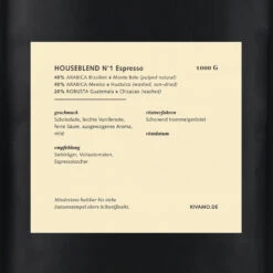 1kg Kivamo N1 Espressomischung Aus Arabica & Robusta Bohnen 7 1kg Kivamo N1 Espressomischung Aus Arabica & Robusta Bohnen -Heimische Küche granar 1kg kivamo n1 espressomischung aus arabica and robusta bohnen 2