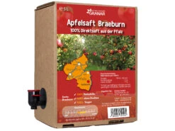 5L Braeburn Apfel Direktsaft, Vegan, Kaltgepresst, Box