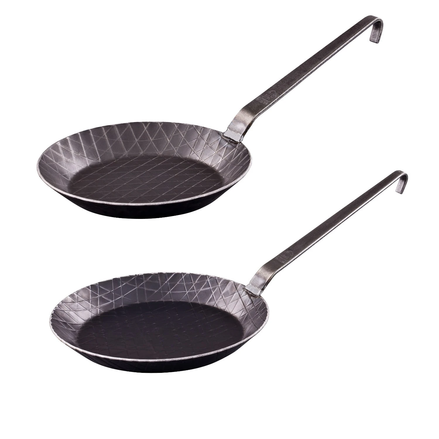 Hakenstiel Pfannenset IRON02H In Schwarz 3 Hakenstiel Pfannenset IRON02H In Schwarz