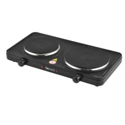 Doppel-Kochplatte In Schwarz (L)46cm (B)26.5cm