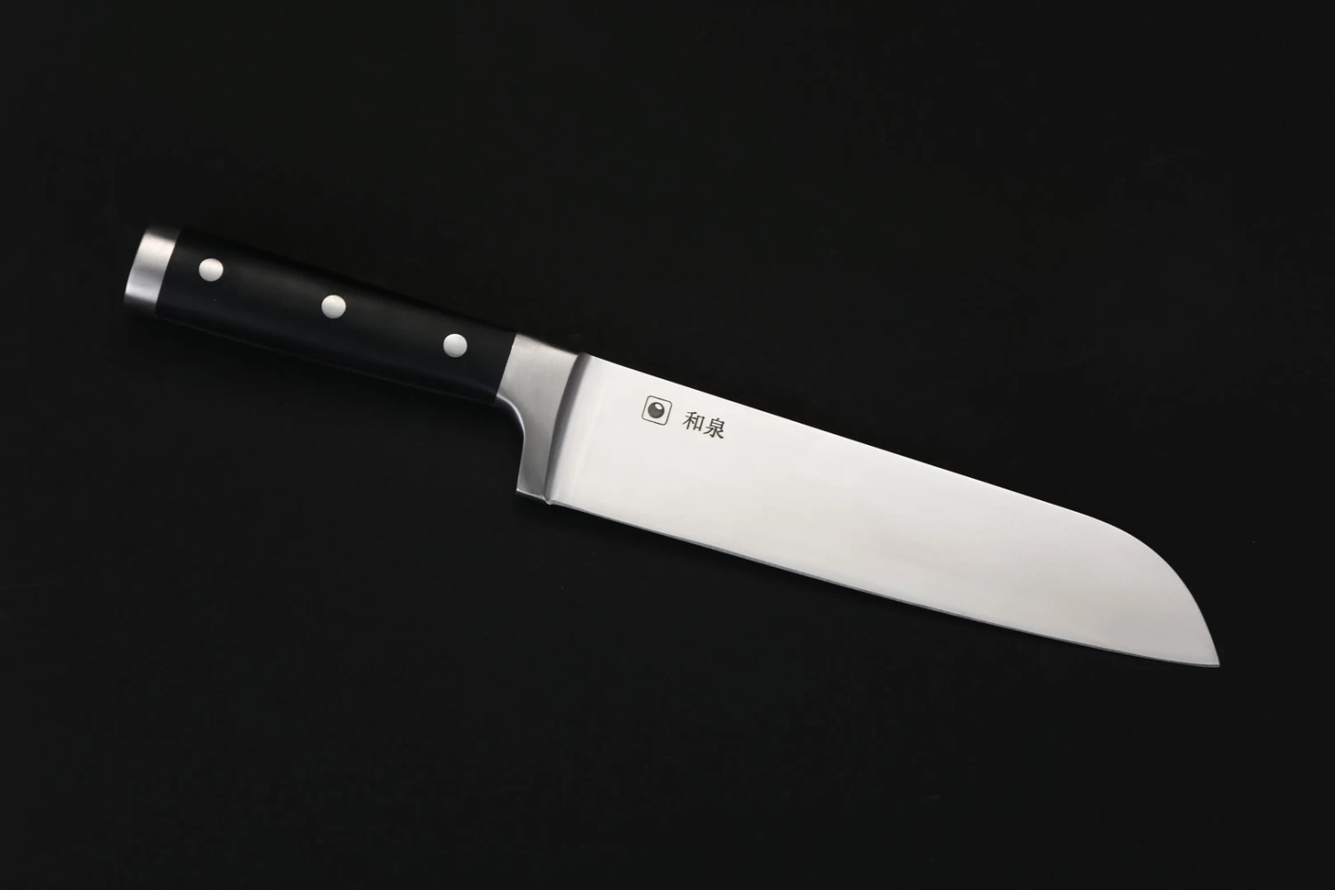 IZUMI ICHIAGO Santoku Fisch-, Fleisch- Und Gemüsemesser, Tecaran Griff 6 IZUMI ICHIAGO Santoku Fisch-, Fleisch- Und Gemüsemesser, Tecaran Griff – Bild 4