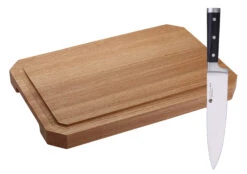 IZUMI ICHIAGO Schneidebrett - 45*30*3,5 Cm, Eichenholz + Chefmesser