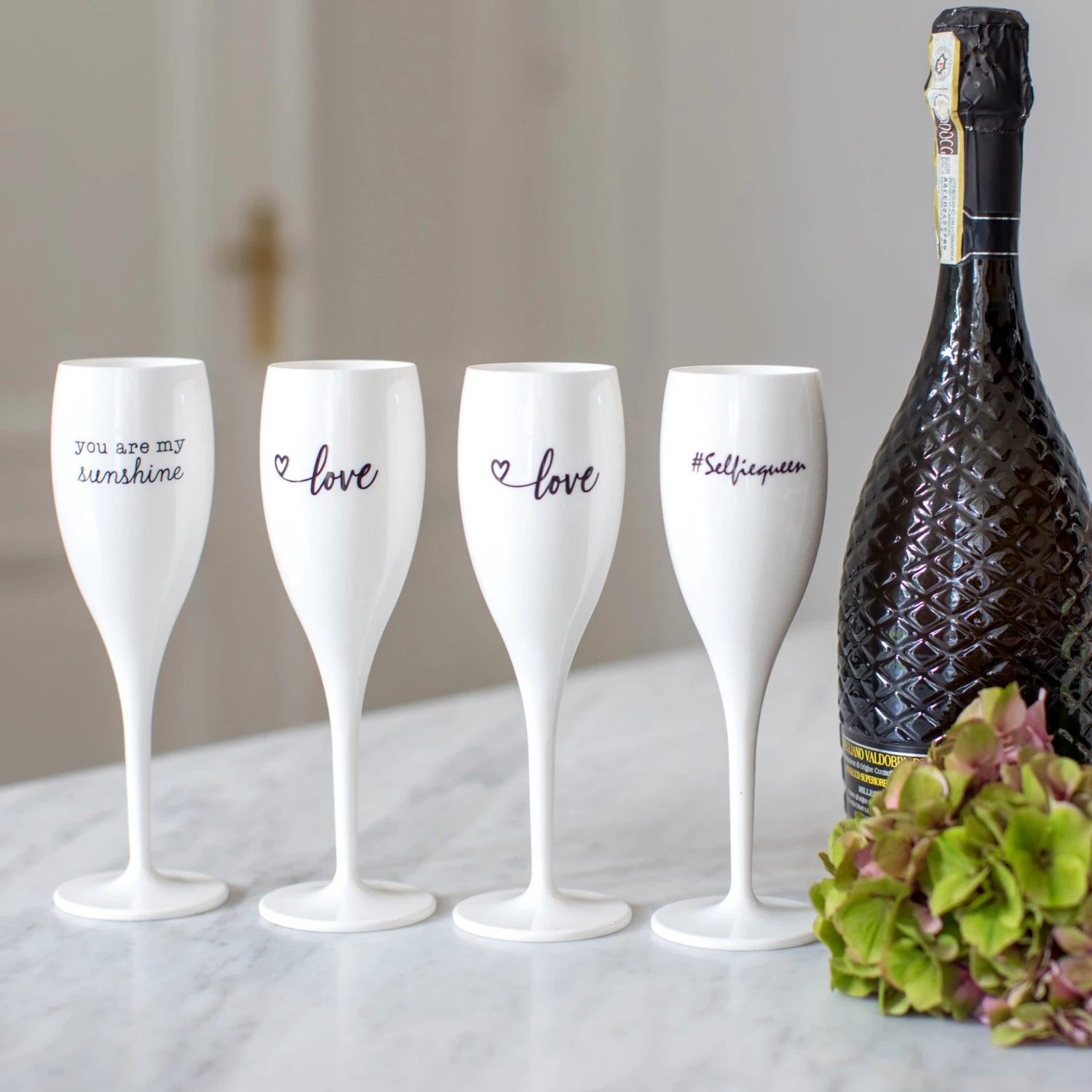 Koziol CHEERS No. 1 SELFIEQUEEN - Superglas 100ml Mit Druck In Cotton White 6 Koziol CHEERS No. 1 SELFIEQUEEN - Superglas 100ml Mit Druck In Cotton White – Bild 4