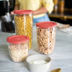 CONNECT DRY STORAGE L - Vorratsdose 2l In Nature Desert Sand -Heimische Küche koziol organic connect dry storage l vorratsdose 2l in nature desert sand 3