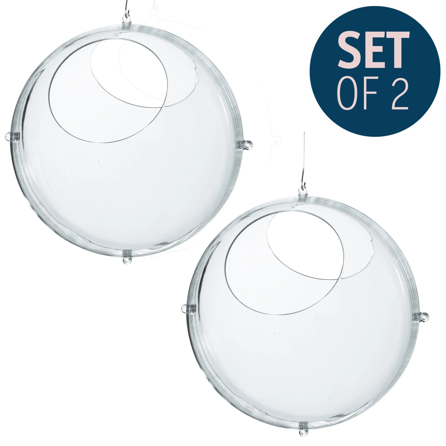 Koziol ORION - Set 2x Hängedisplay In Crystal Clear 3 Koziol ORION - Set 2x Hängedisplay In Crystal Clear