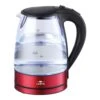 LED Wasserkocher Glas 1,7L In Rot