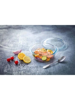 Pyrex 3er-Set: Auflaufformen In Transparent -Heimische Küche pyrex 3er set auflaufformen in transparent 3