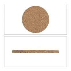 12x Glasuntersetzer In Natur