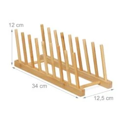 2 X Tellerständer In Natur -Heimische Küche relaxdays 2 x tellerstander in natur 3