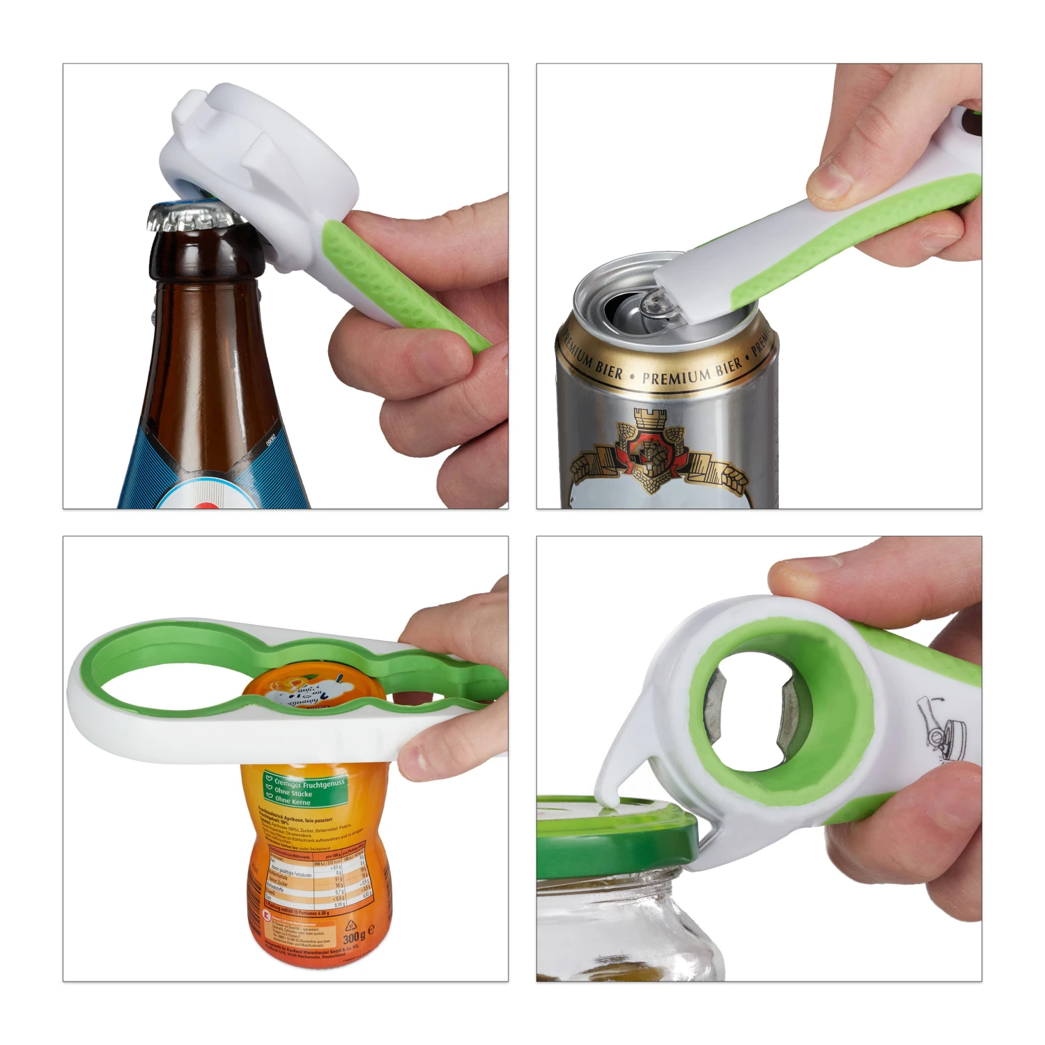 20x Deckelöffner In Weiß/ Grün 8 20x Deckelöffner In Weiß/ Grün – Bild 6