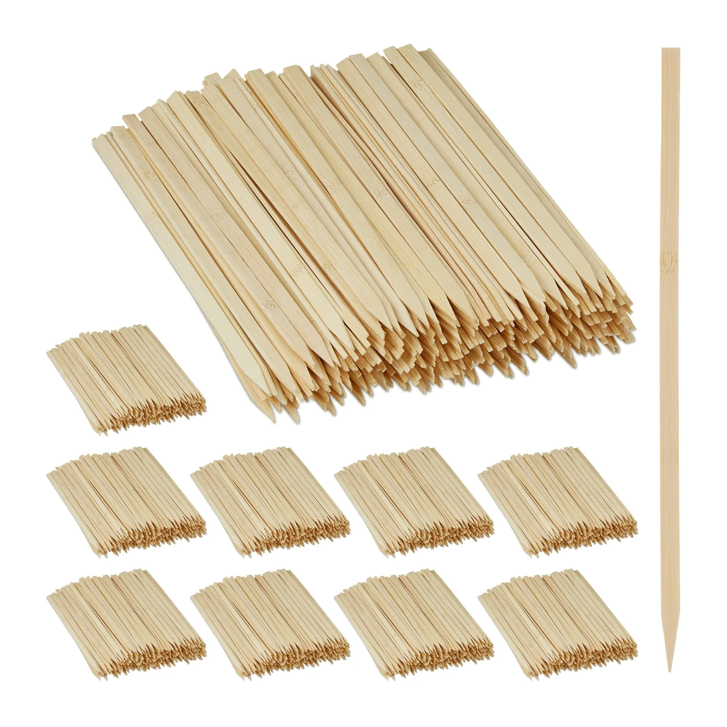 2500x Schaschlikspieße In Natur 10 2500x Schaschlikspieße In Natur – Bild 8