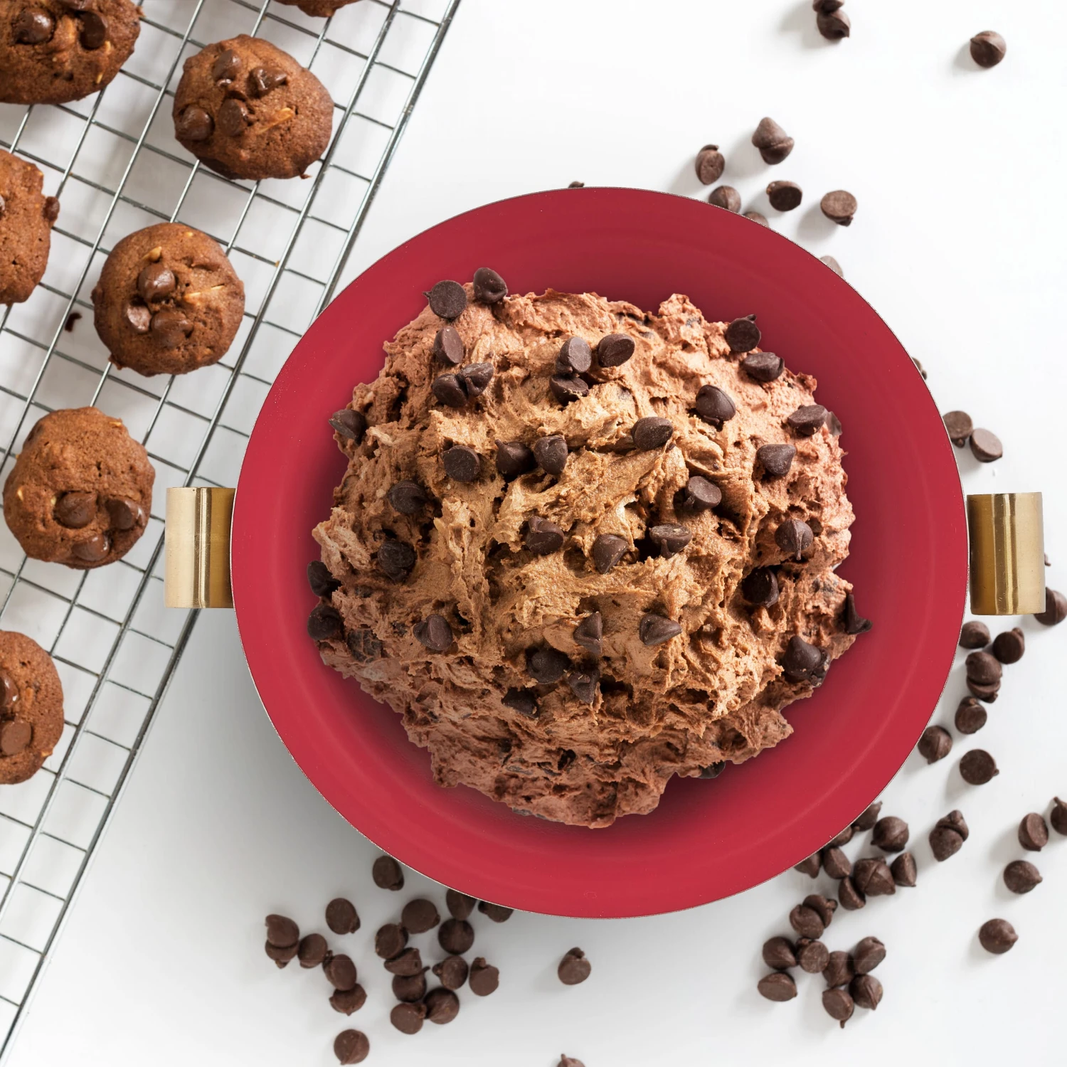 3 X Servierschüssel In Gold/ Rot 7 3 X Servierschüssel In Gold/ Rot – Bild 5