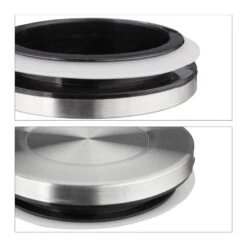 3x Vorratsglas In Transparent - 1 L -Heimische Küche relaxdays 3x vorratsglas in transparent 1 l 6