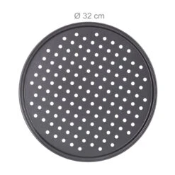 5 X Pizzablech In Anthrazit - ∅ 29,5 Cm -Heimische Küche relaxdays 5 x pizzablech in anthrazit 29 5 cm 3