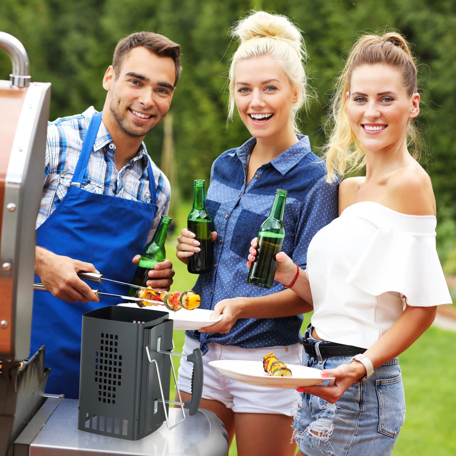 Anzündkamin In Schwarz 7 Anzündkamin In Schwarz – Bild 5