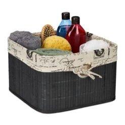 Aufbewahrungskorb In Schwarz/ Creme - (B)31 X (H)20 X (T)31 Cm 17 Aufbewahrungskorb In Schwarz/ Creme - (B)31 X (H)20 X (T)31 Cm -Heimische Küche relaxdays aufbewahrungskorb in schwarz creme b 31 x h 20 x t 31 cm 7