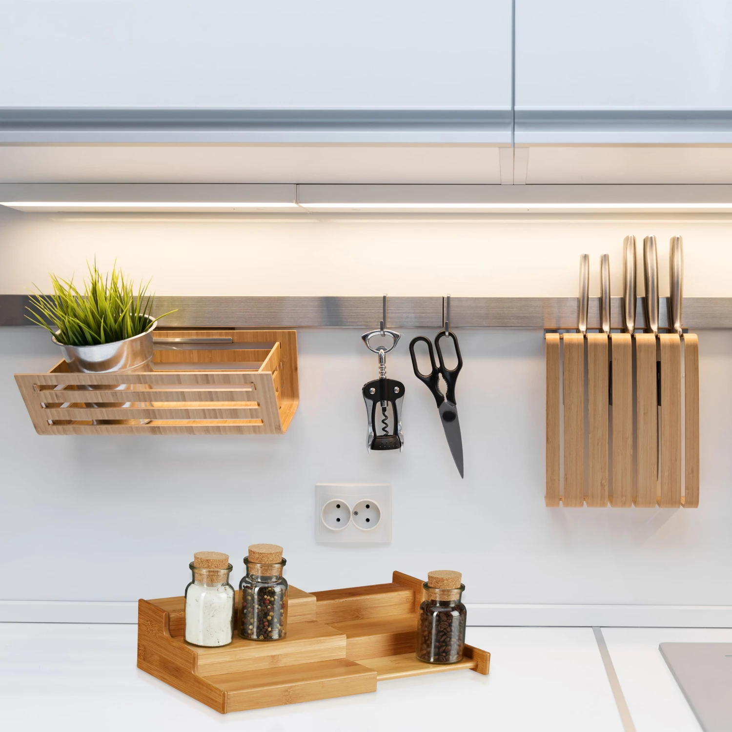 Gewürzregal In Natur - (B)38,5 X (H)8 X (T)21 Cm 4 Gewürzregal In Natur - (B)38,5 X (H)8 X (T)21 Cm – Bild 2