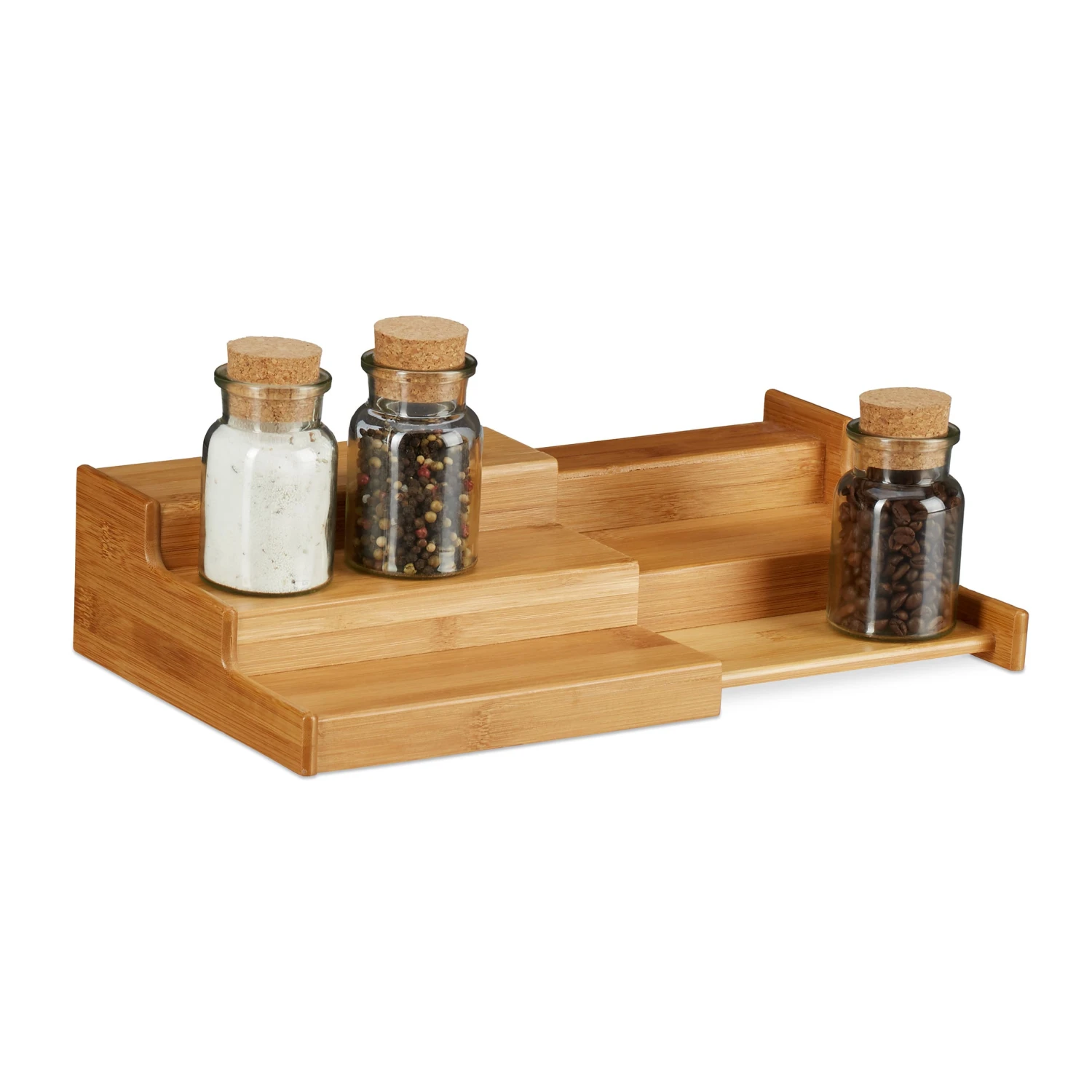 Gewürzregal In Natur - (B)38,5 X (H)8 X (T)21 Cm 3 Gewürzregal In Natur - (B)38,5 X (H)8 X (T)21 Cm