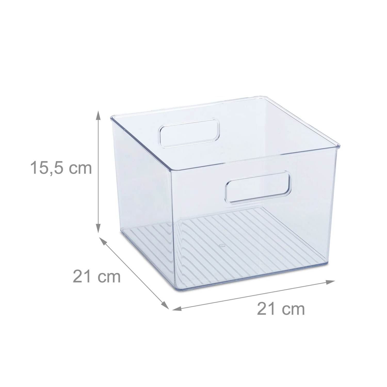 Kühlschrank-Organizer In Transparent - (B)21 X (H)15,5 X (T)21 Cm 6 Kühlschrank-Organizer In Transparent - (B)21 X (H)15,5 X (T)21 Cm – Bild 4