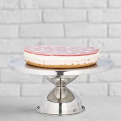 Tortenplatte In Silber - (H)15 X Ø 32,5 Cm -Heimische Küche relaxdays tortenplatte in silber h 15 x o 32 5 cm 4