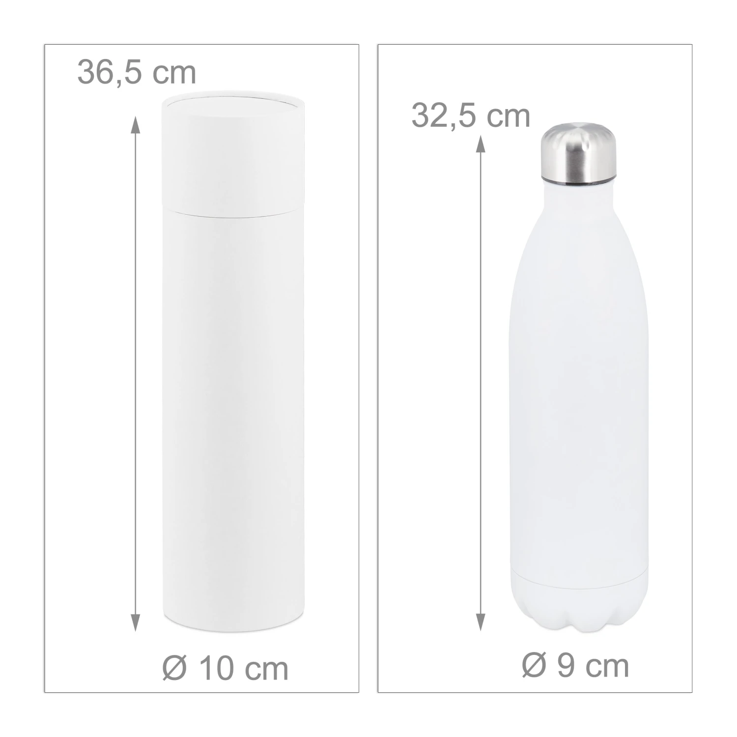 Trinkflasche In Weiß - 1 L 6 Trinkflasche In Weiß - 1 L – Bild 4